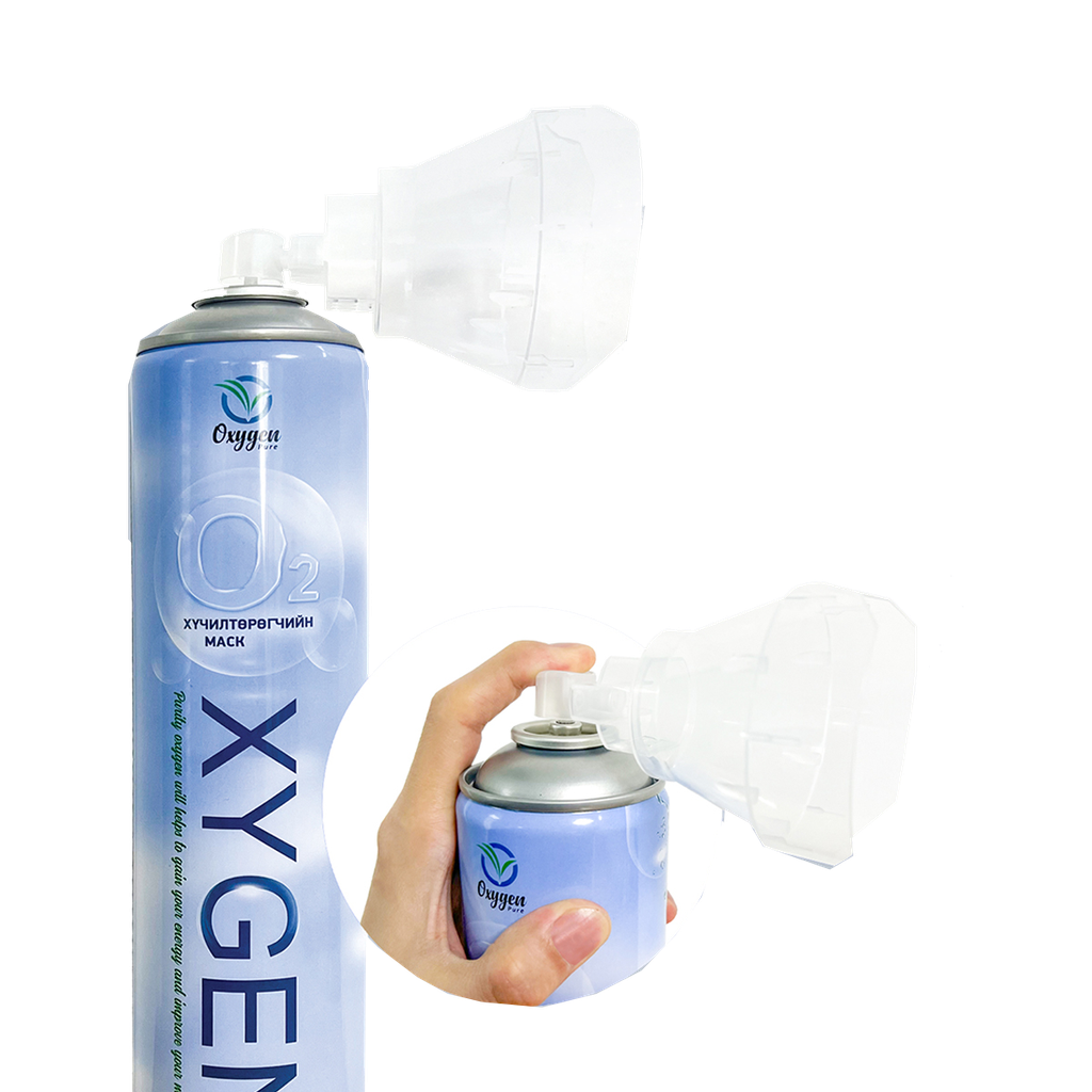 Хүчилтөрөгчийн маск Pure oxygen 1000мг Болор Өлзий Хэлткэйр